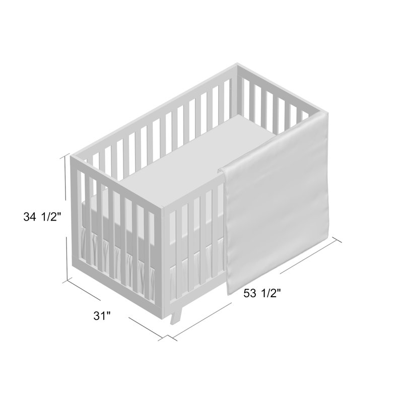 Harriet Bee Tomblin 3 Piece 100 Cotton Crib Bedding Set & Reviews